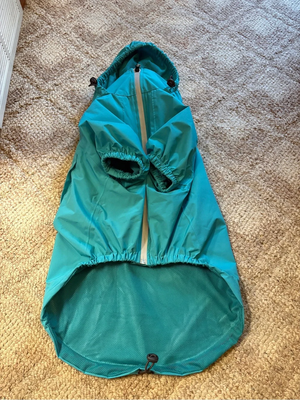 Arcadia dog One-Piece Rain coat - Teal